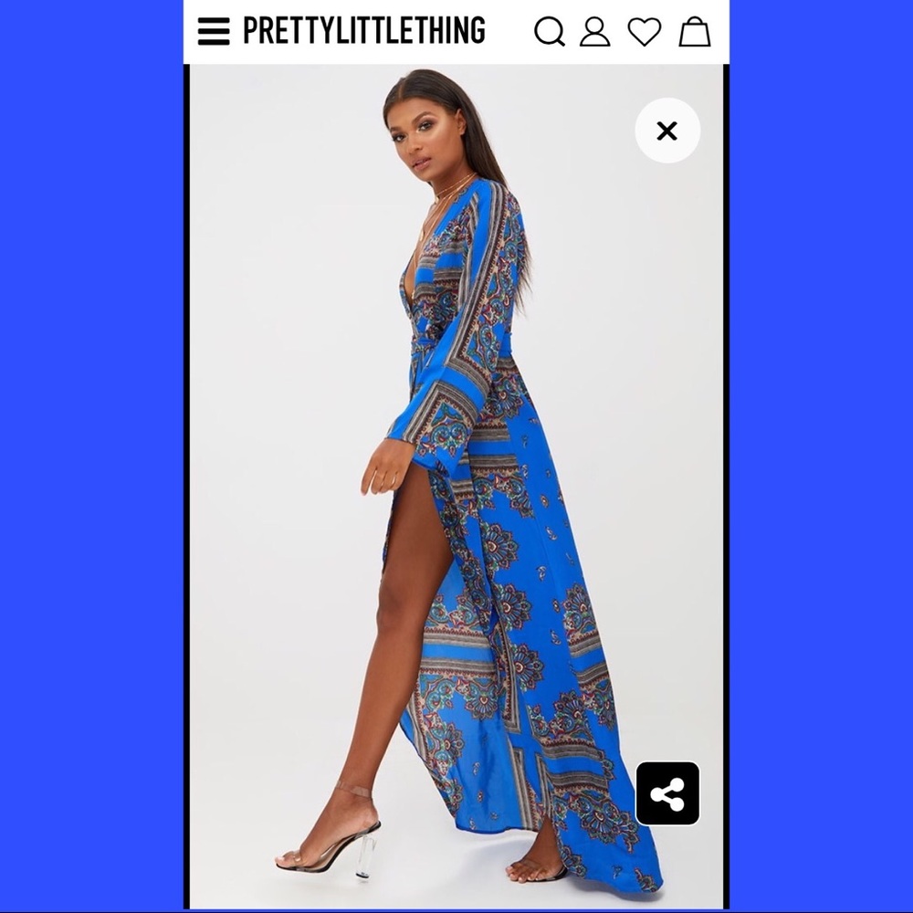 Satin Kimono Maxi Dress